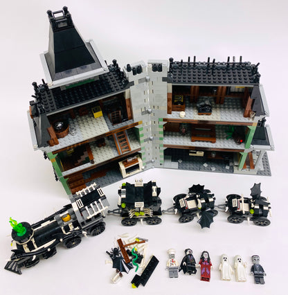 LEGO Monster Fighters Haunted House Set #10228 with Minifigures and Free Ghost Train!