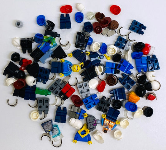 LEGO Minifigure Pieces Fun Pack Mixed Heads Torsos Legs Headgear