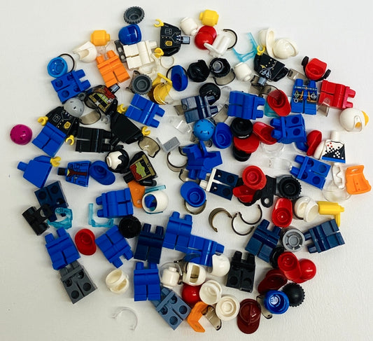 LEGO Minifigure Pieces Fun Pack Mixed Heads Torsos Legs Headgear