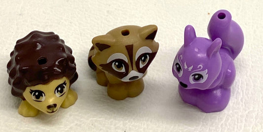 LEGO Friends / Elves Animals Fun Pack Raccoon Hedgehog Squirrel