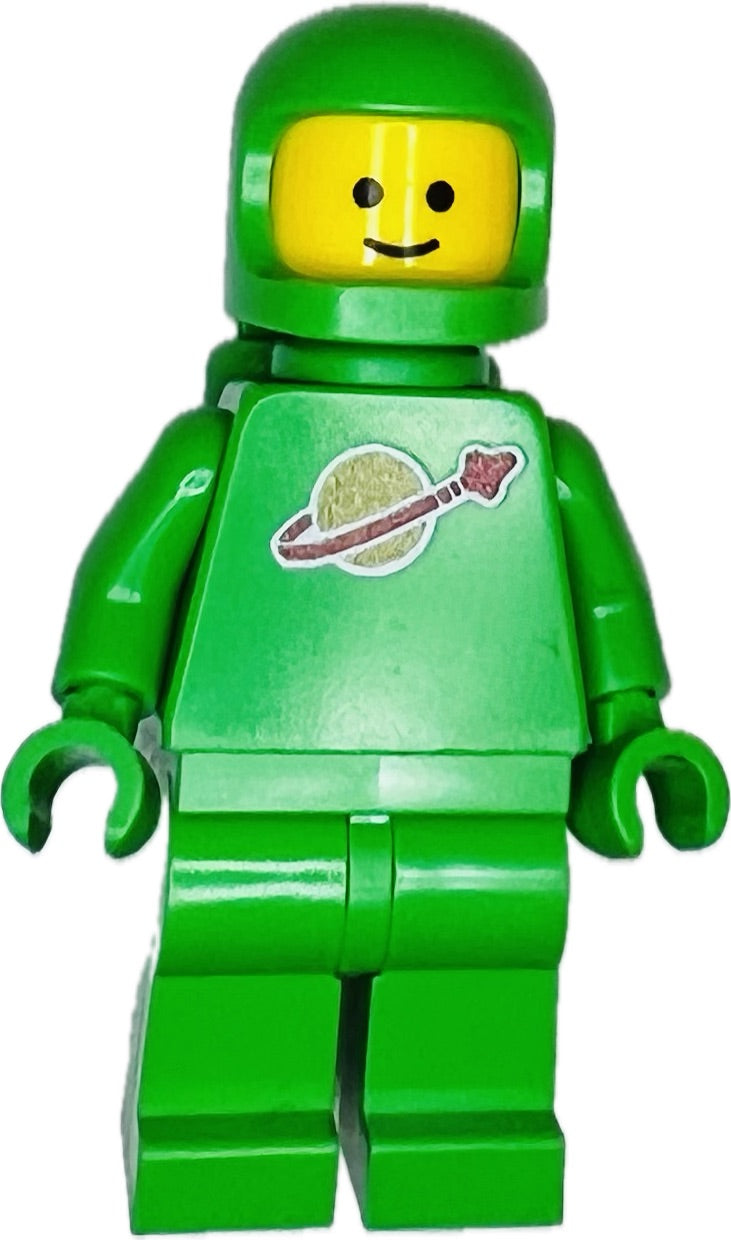 Exclusive Waller Customs Bright Green Spaceman UV Printed incl. Air Tanks!  Sold only at BrickResales!