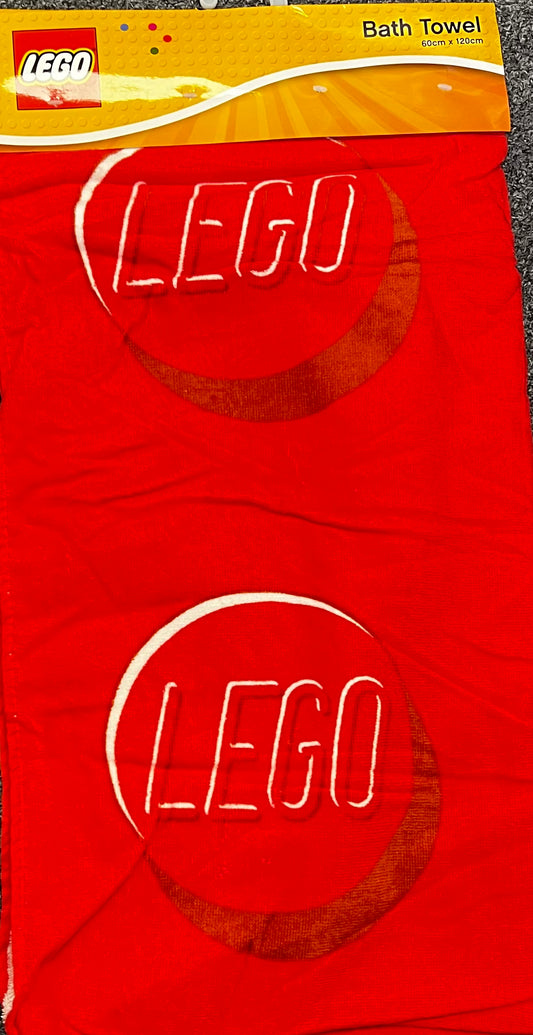 LEGO BATH/BEACH TOWEL RED circa 2011