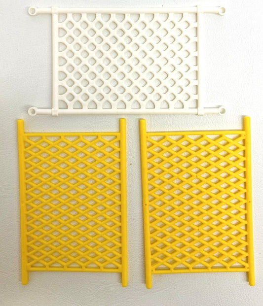 LEGO Plastic Net / Lattice Pack of 3 Mixed Colours