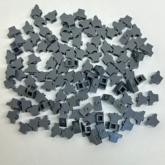 LEGO Arched Jumpers 1x2 Fun Pack Dark Bluish Grey