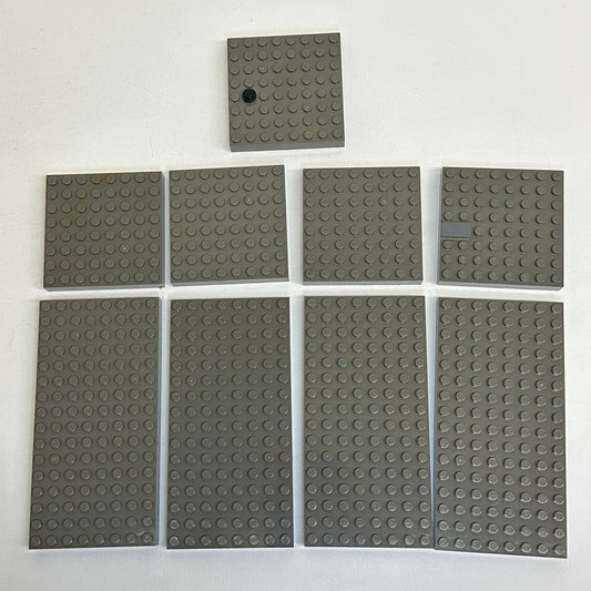 LEGO Dark Grey (Old Shade) Brick Fun Pack 8x16 and 8x8