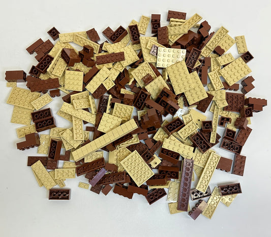 LEGO Reddish Brown and Tan Fun Pack Mixed Pieces