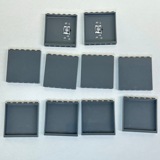 LEGO Dark Bluish Grey Wall Panel Fun Pack