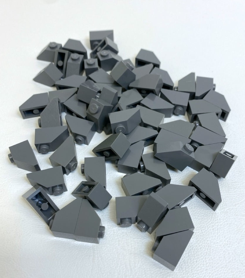 LEGO Dark Bluish Grey Slope 45 1x2 Fun Pack
