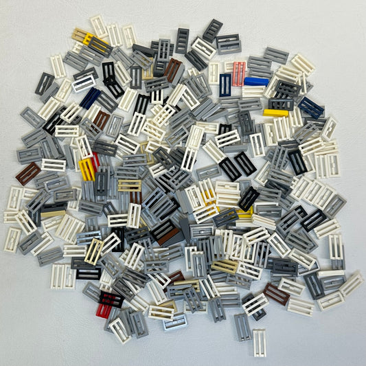 LEGO Grille Tile 1x2 Fun Pack Mixed Colours