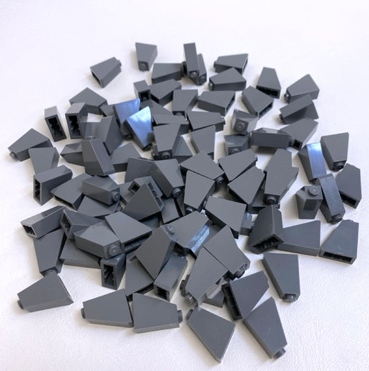 LEGO Dark Bluish Grey Slope 75 1x2x3 Fun Pack