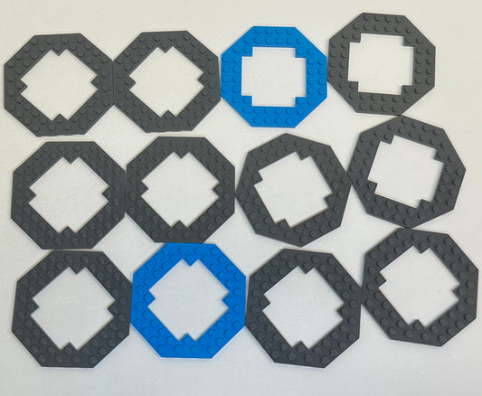 LEGO Octagonal Open Center Plate 10x10  Fun Pack