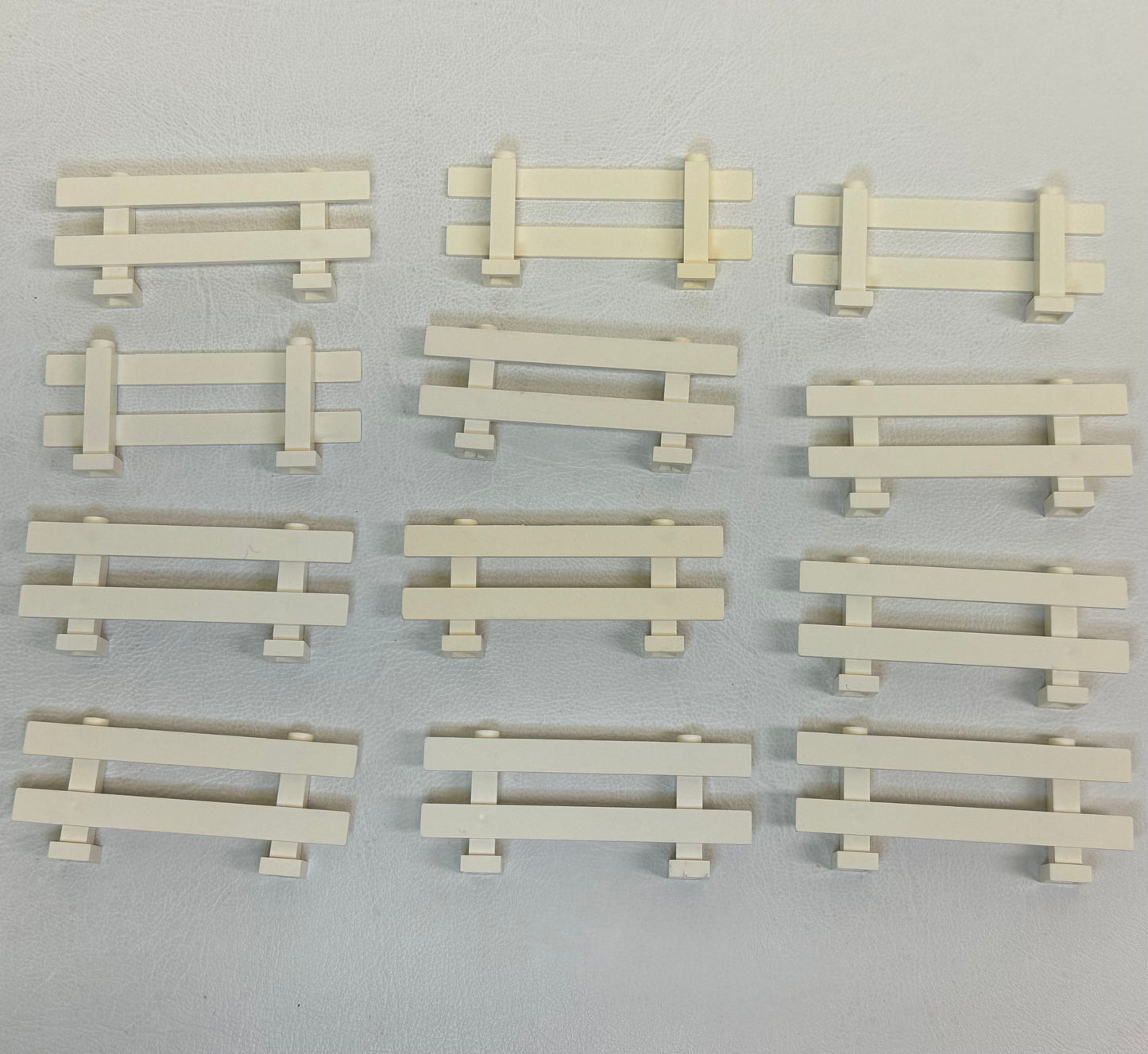 LEGO White Fence 1x8x2-2/3 Fun Pack of 12