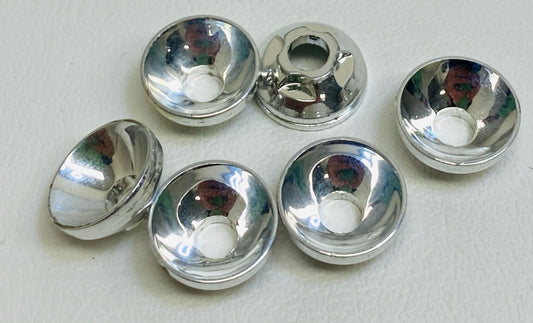 LEGO Chrome Silver Dish 2x2x2/3 Light Reflector Pack of 6