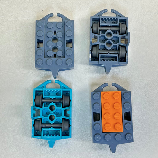 LEGO Roller Coaster Car Pack Of 4 Mixed Colours