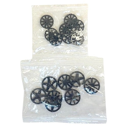 LEGO Speed Champions / Harry Potter Black Wheel Cover 2 BRAND NEW Packs