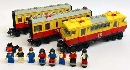LEGO Trains Vintage 12V Inter-City Passenger Train Set #7740 - As Pictured