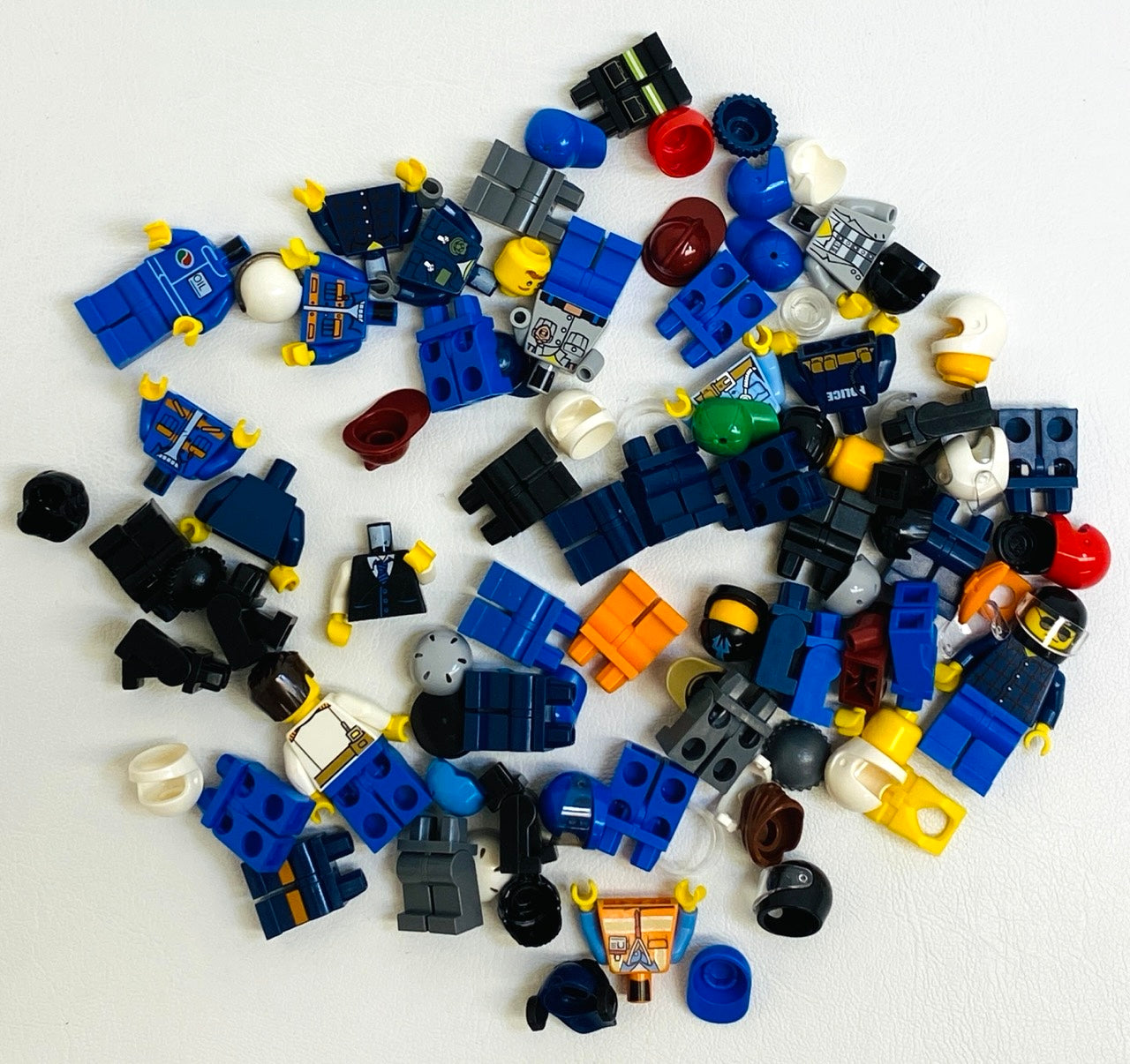 LEGO Minifigure Pieces Fun Pack Mixed Heads Torsos Legs Headgear