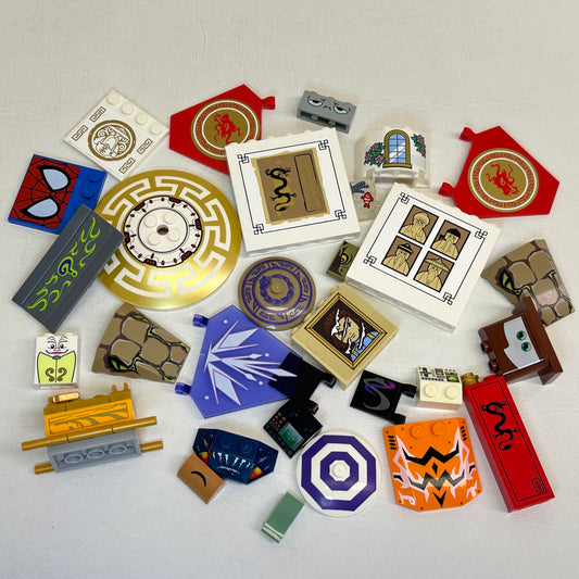LEGO Mixed Printed Pieces Fun Pack - City Superheroes Friends and More