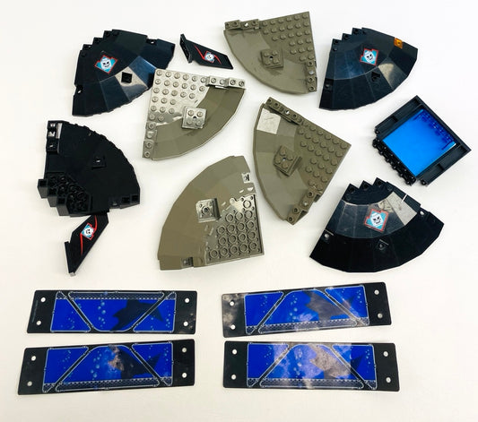 LEGO Alpha Team Ogel Underwater Base Fun Pack - Mixed Saucer Pieces Plastic Panels and Tailfins