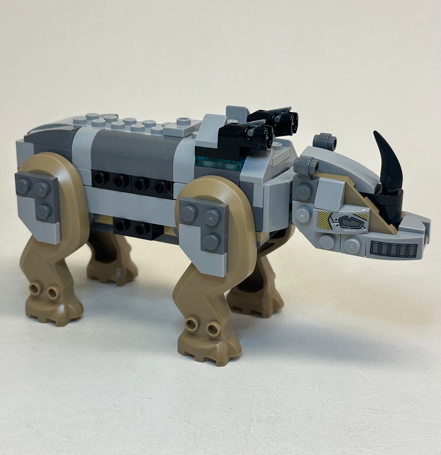LEGO Marvel Superheroes Wakandan Armoured Rhino from Rhino Face-Off by the Mine Set #76099 - As Pictured