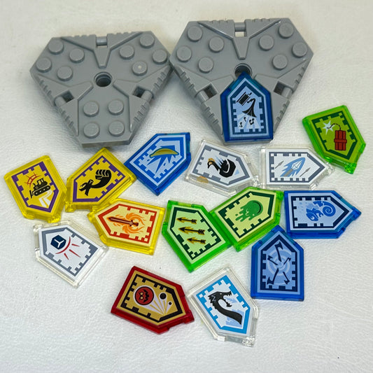 LEGO Nexo Knights Shield Fun Pack Mixed Colour Tiles Shields and More