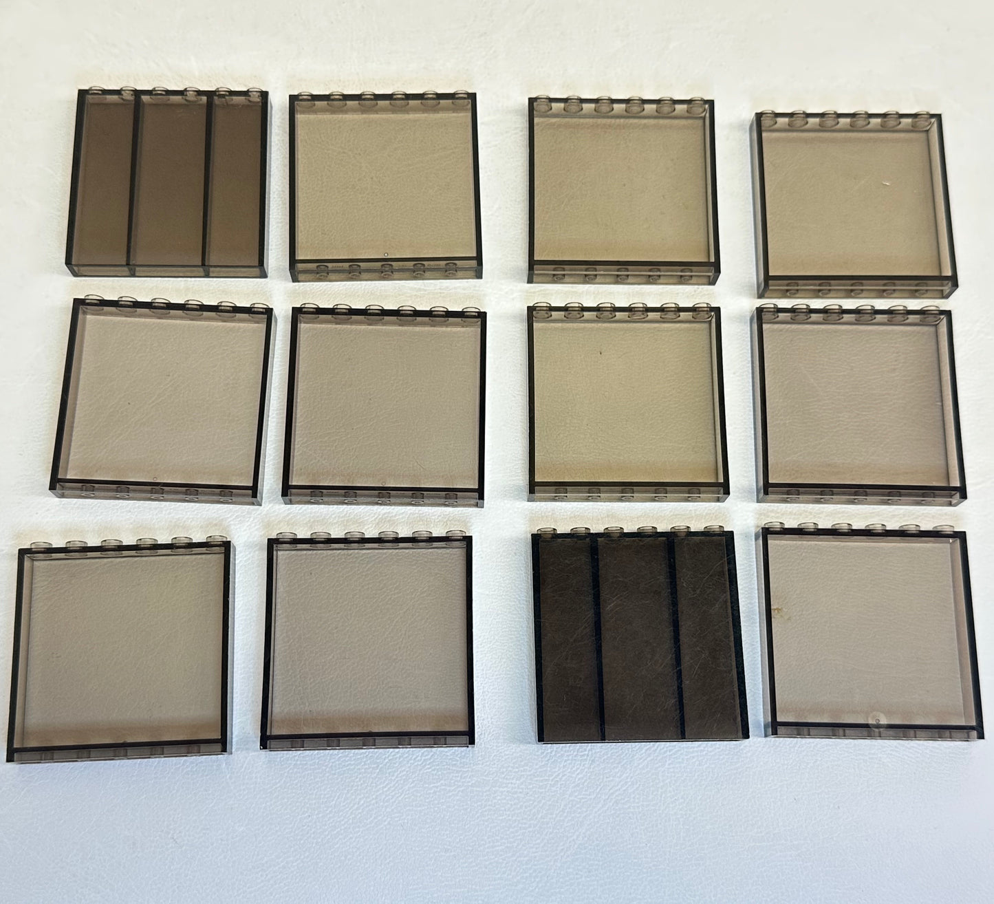 LEGO Trans Brown (Old Trans Black) Wall Panel & Brick Fun Pack