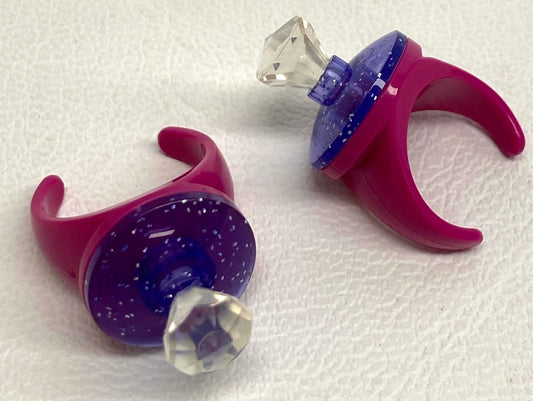 LEGO Jewellery Fun Pack of 2 Magenta Rings