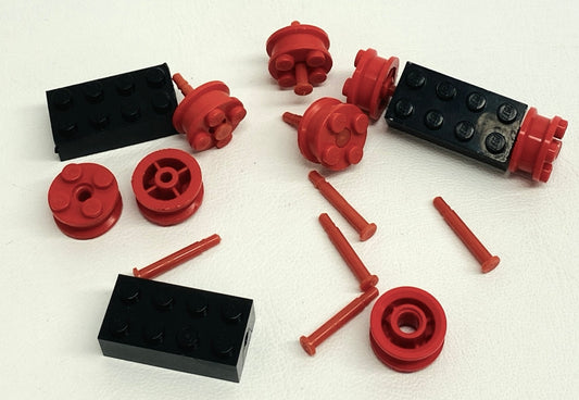 LEGO Freestyle Vintage Wheels Fun Pack with Holders and Pins