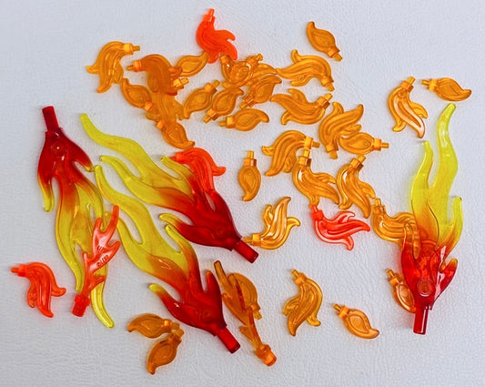 LEGO Flames and Fire Fun Pack Mixed Colours Energy Effects