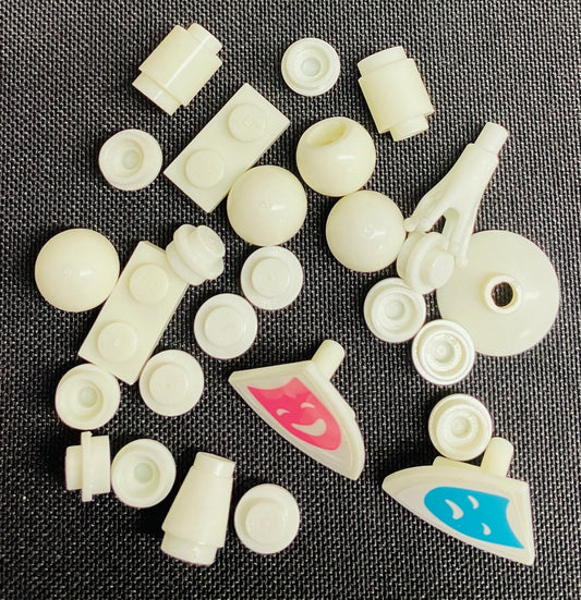 LEGO Glow in the Dark Fun Pack Mixed Small Pieces