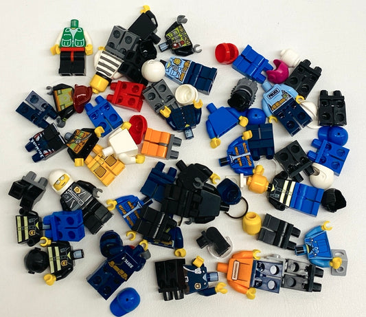LEGO Minifigure Pieces Fun Pack Mixed Heads Torsos Legs Headgear