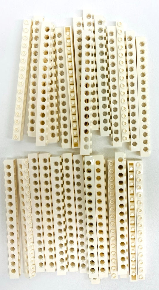 LEGO Technic Brick 1x16 Pack of Approx 30 White