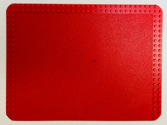 LEGO Vintage Baseplate 24x32 with Studs on Edges Red