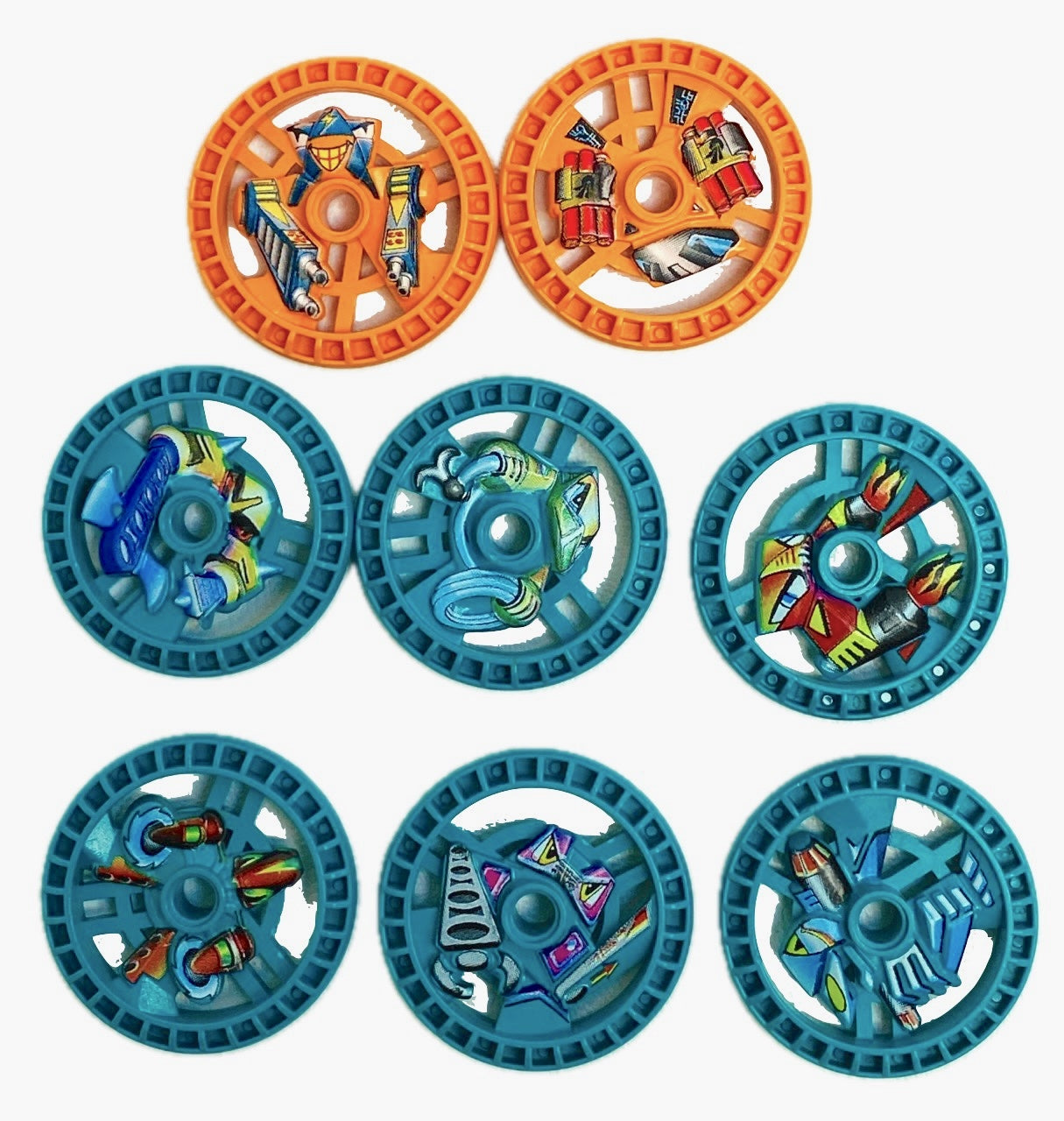 LEGO RoboRider Talisman Wheel Fun Pack Mixed Orange / Dark Turquoise