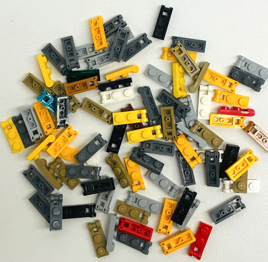LEGO Plates Fun Pack - 1x2 with Bar Handle on End - Mixed Colours