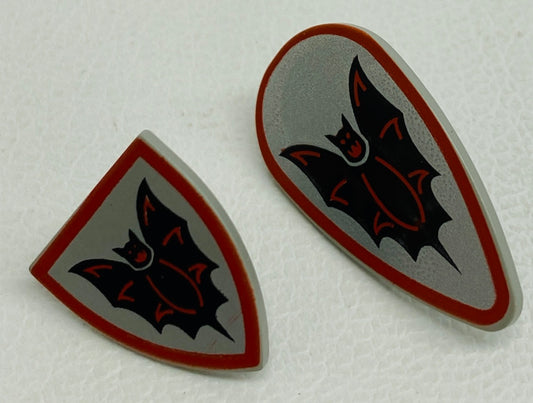 LEGO Castle Shield with Bat Pattern x2 Fun Pack Fright Knights