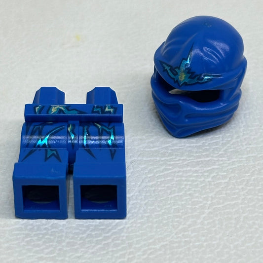 LEGO Ninjago Jay NRG Minifigure Headgear / Legs