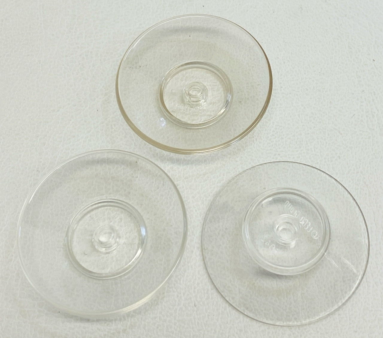 LEGO Dish 5x5 Pack of 3 Trans Clear