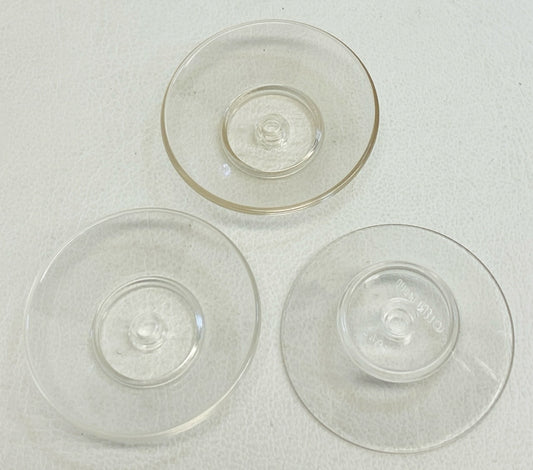 LEGO Dish 5x5 Pack of 3 Trans Clear