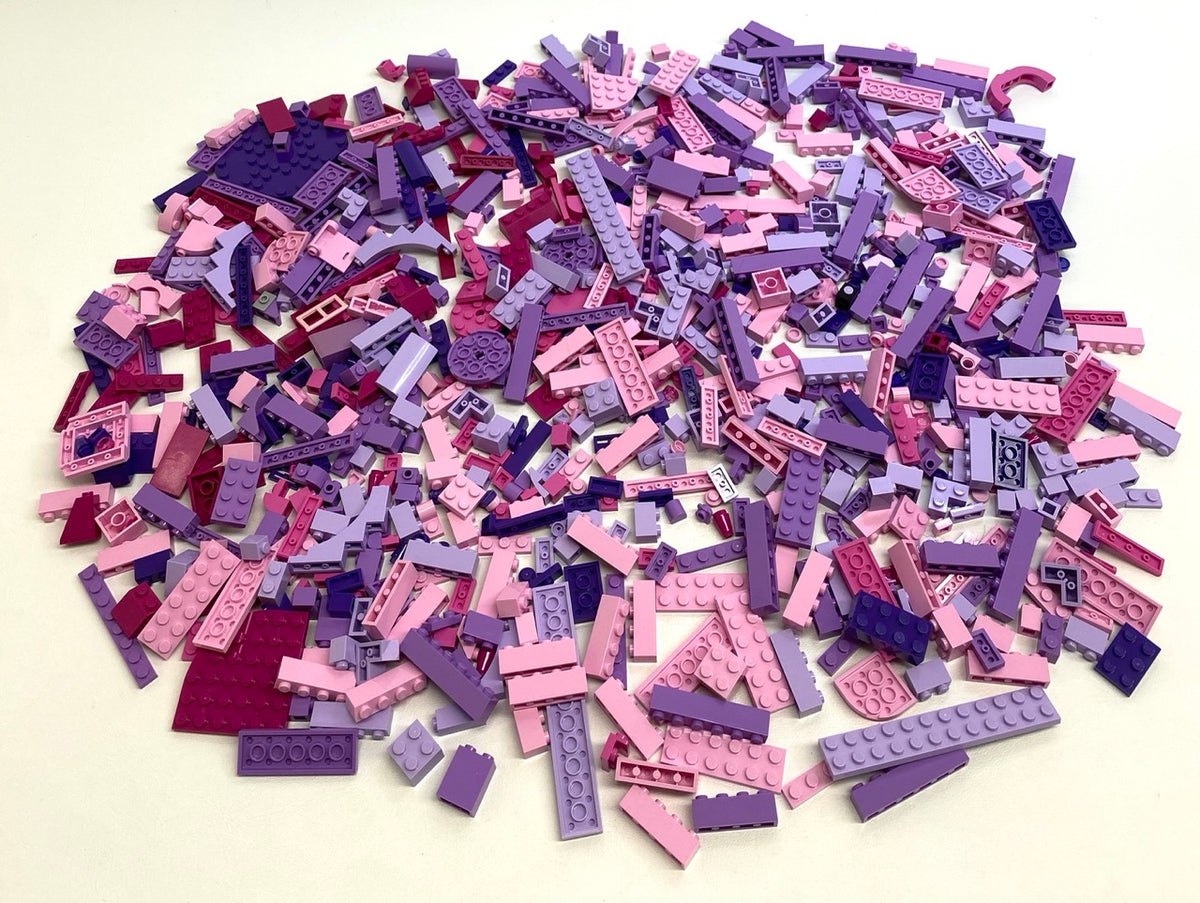 LEGO Pink and Purple Fun Pack Mixed Bricks Plates Slopes and More ...