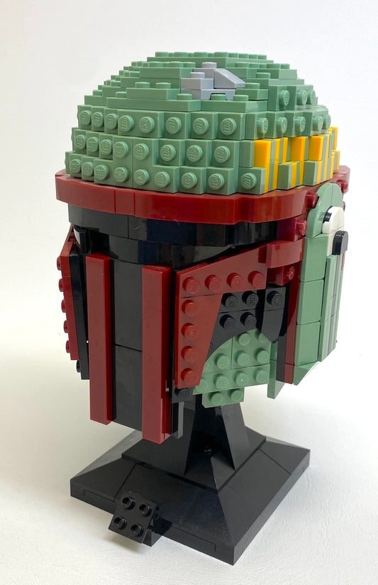 LEGO Star Wars Boba Fett Helmet Set #75274 As Pictured
