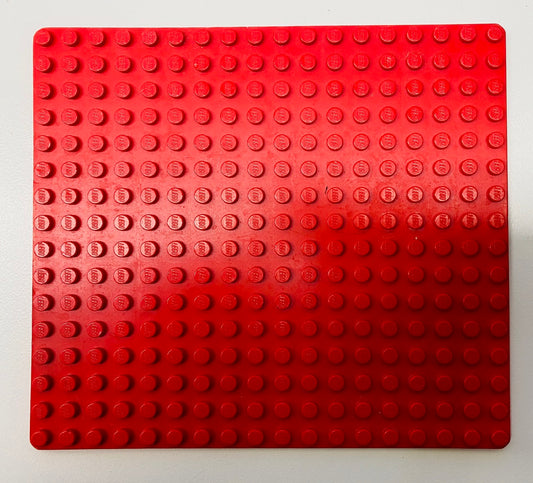LEGO Baseplate 16x18 Red