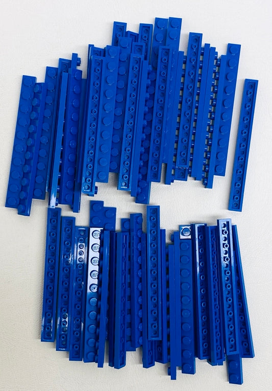 LEGO Plate 1x10 Fun Pack Blue