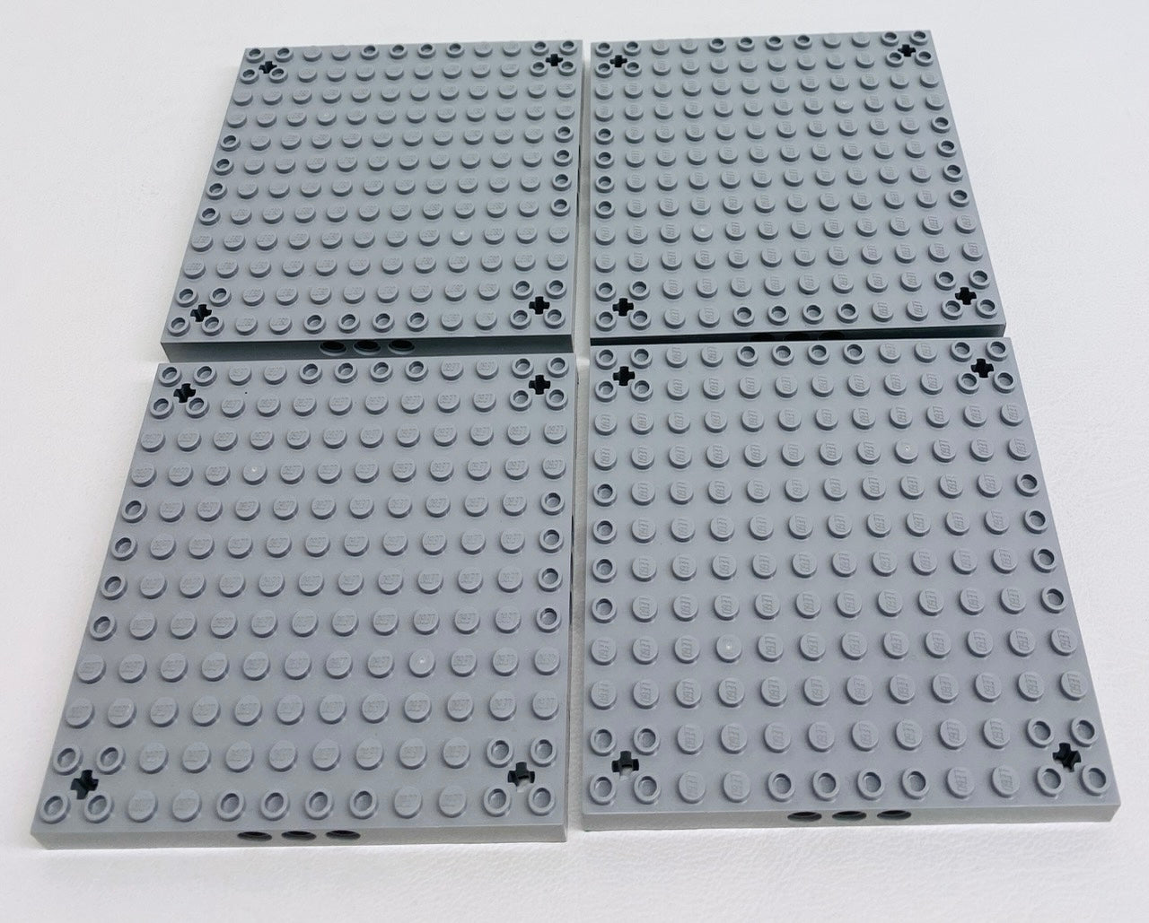 LEGO Light Bluish Grey Brick 12x12 Pack of 4