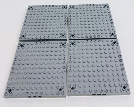 LEGO Light Bluish Grey Brick 12x12 Pack of 4