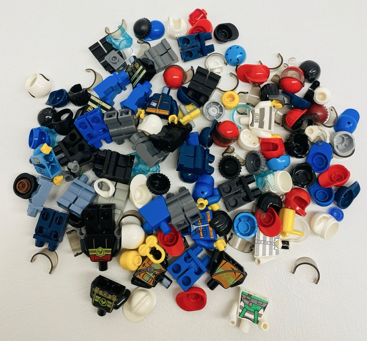 LEGO Minifigure Pieces Fun Pack Mixed Heads Torsos Legs Headgear