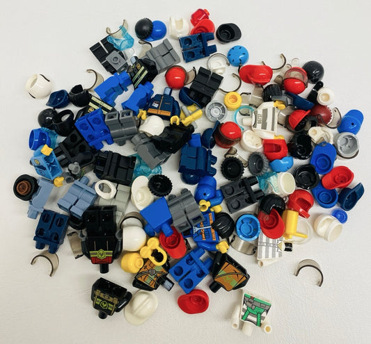 LEGO Minifigure Pieces Fun Pack Mixed Heads Torsos Legs Headgear