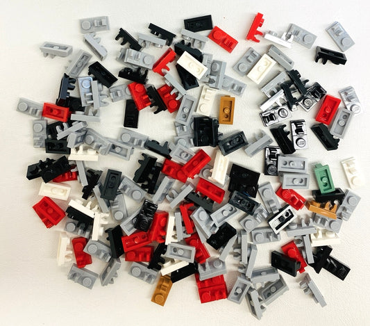 LEGO Modified Plates Fun Pack 1x2 Plates with Clips Mixed Colours