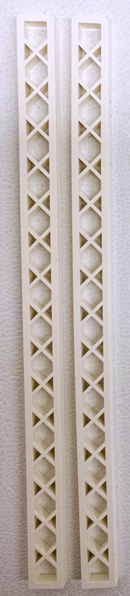 LEGO Vintage Support 1x16 Lattice Pack of 2 White
