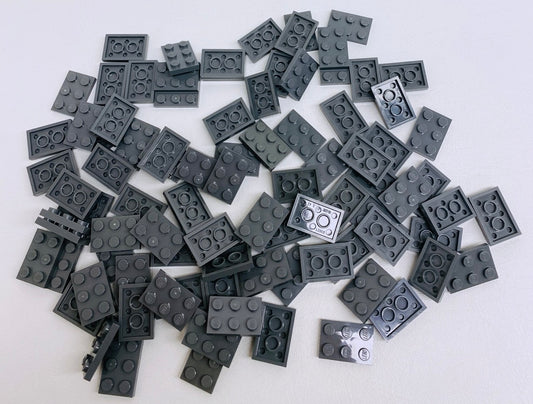 LEGO Dark Bluish Grey Plate 2x3 Fun Pack